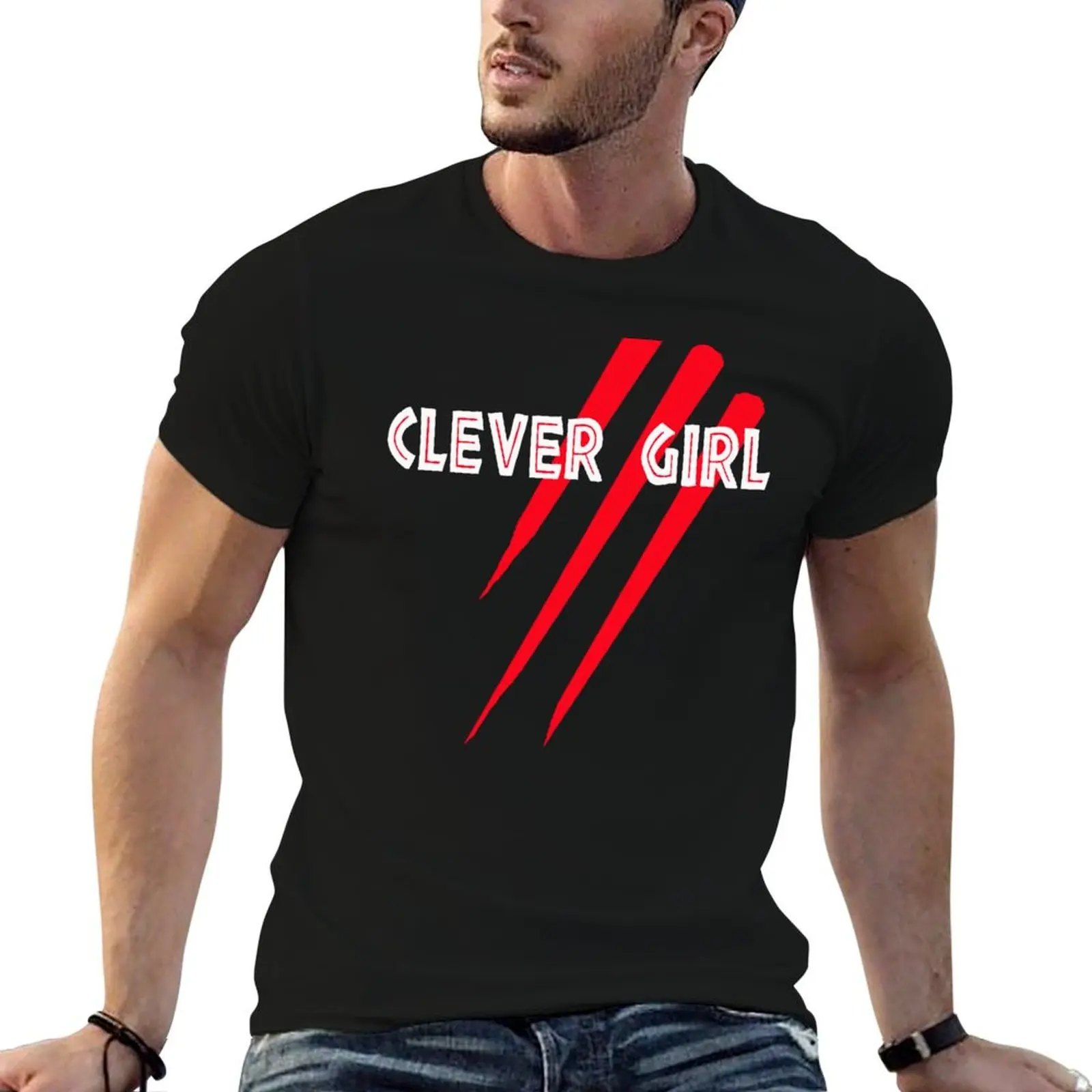 

Clever Girl T-Shirt mens graphic t shirts cotton t shirt man man t shirt graphic T-shirt