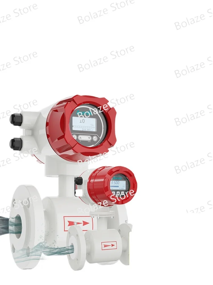 Electromagnetic Flowmeter Intelligent Integrated Split Pipe Type Dn50dn80dn100 Heat Meter Heating Sewage