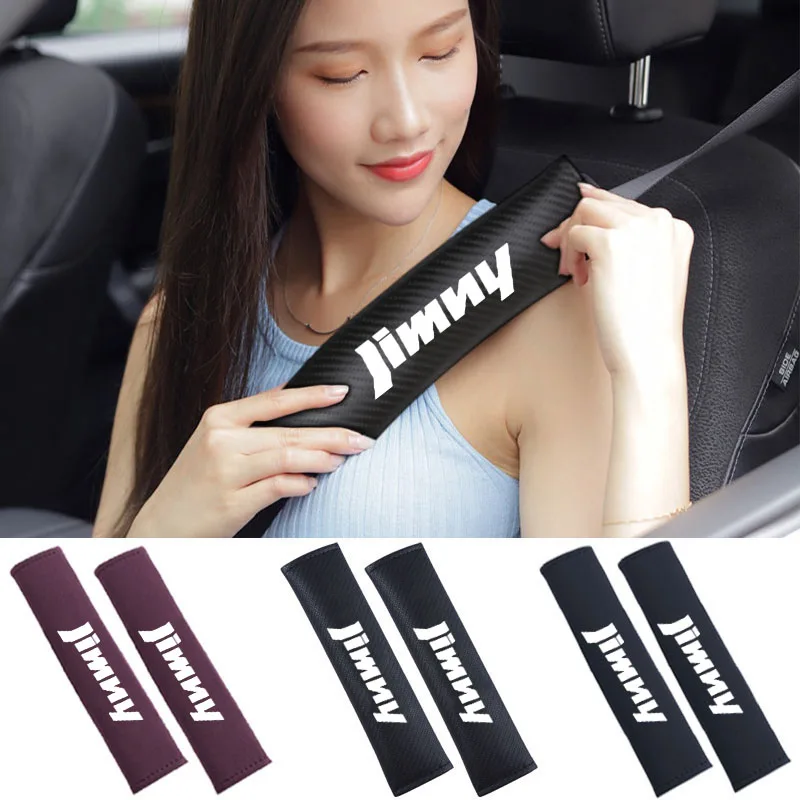 Car Safety Belt Shoulder Pad Safety Strap Cotton Flannel Cover for Suzuki Jimny Car Accessorie Special for long-distance travel