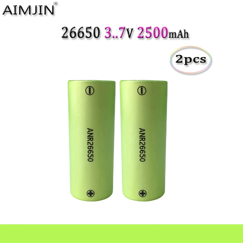 

3.7V 2500mAh Rechargeable Battery Suitable For Our 26650 Toy Tool Flashlight Battery Etc