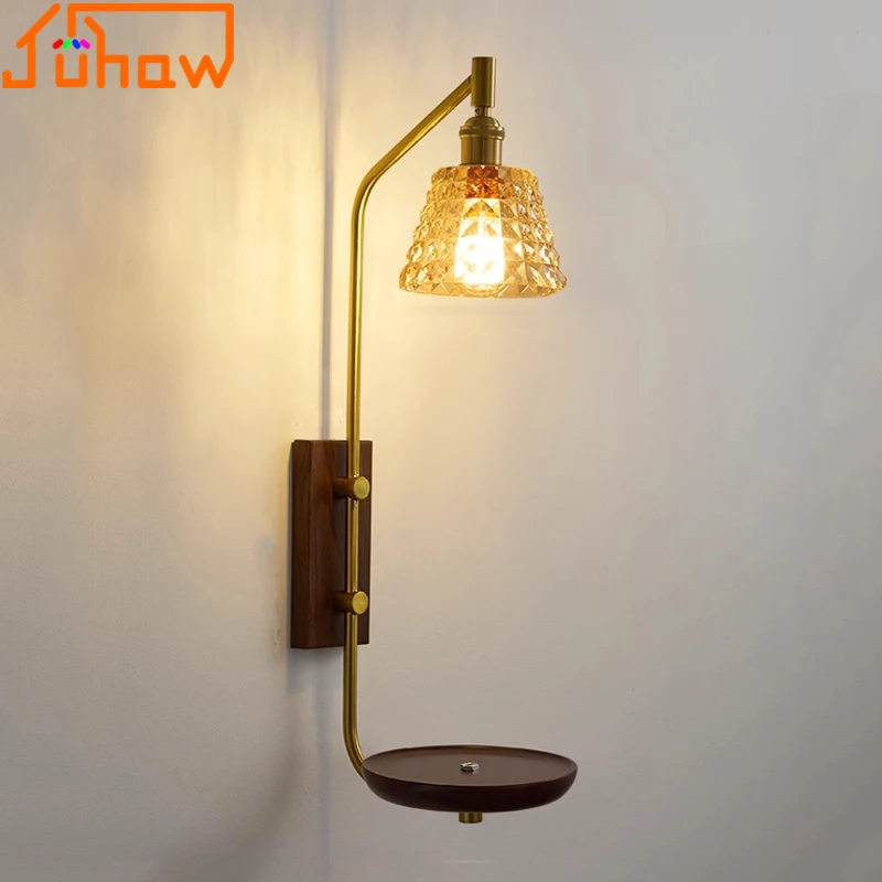 

New French Retro Wall Sconce for Wabi-Sabi Bedroom Living Room Dining Room Study Corridor B&B Hotel Wall-Mounted Light Fixtures