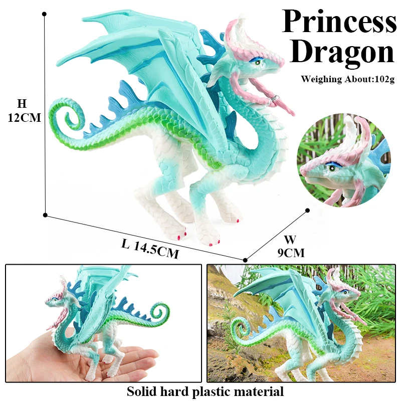 Oenux Simulation Dinosaurier Bayala Drachenbaum Monster Fledermaus Dämon Basilisk Tiermodell Actionfiguren PVC Sammlung Kinderspielzeug Geschenk – Detail 23