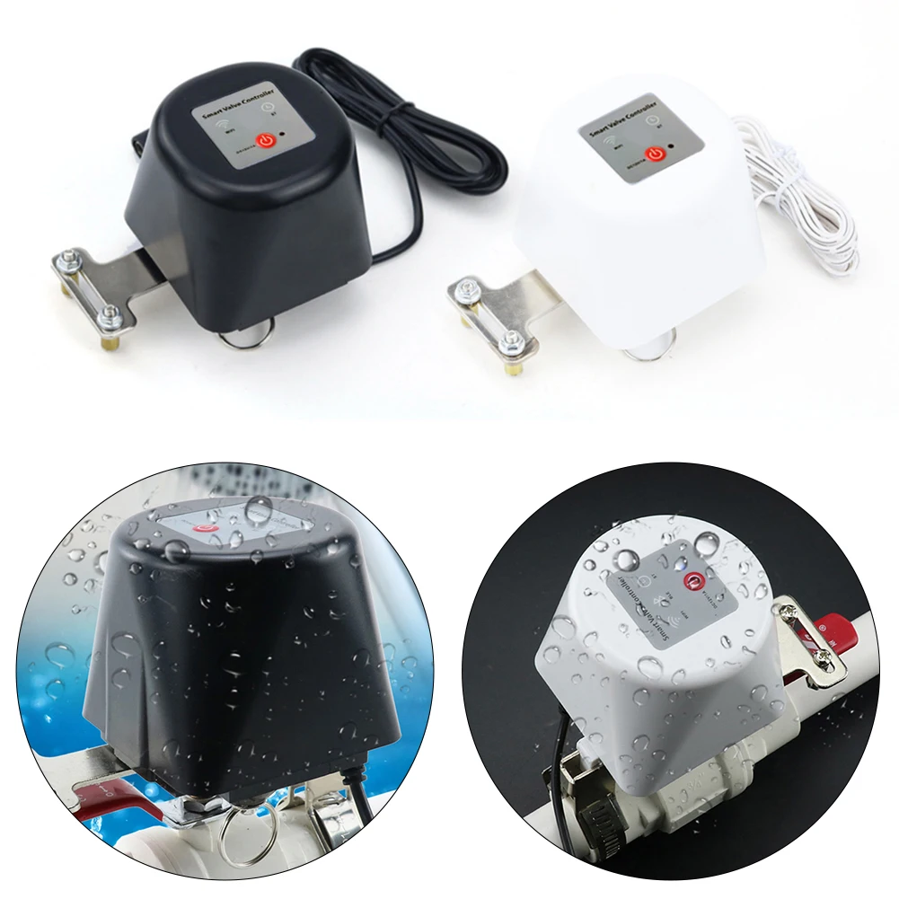 For Tuya WiFi Water Valve Gas Shutoff Ball Valve Timer Water Valve Controller Available With Water And Air Leakage Sensors