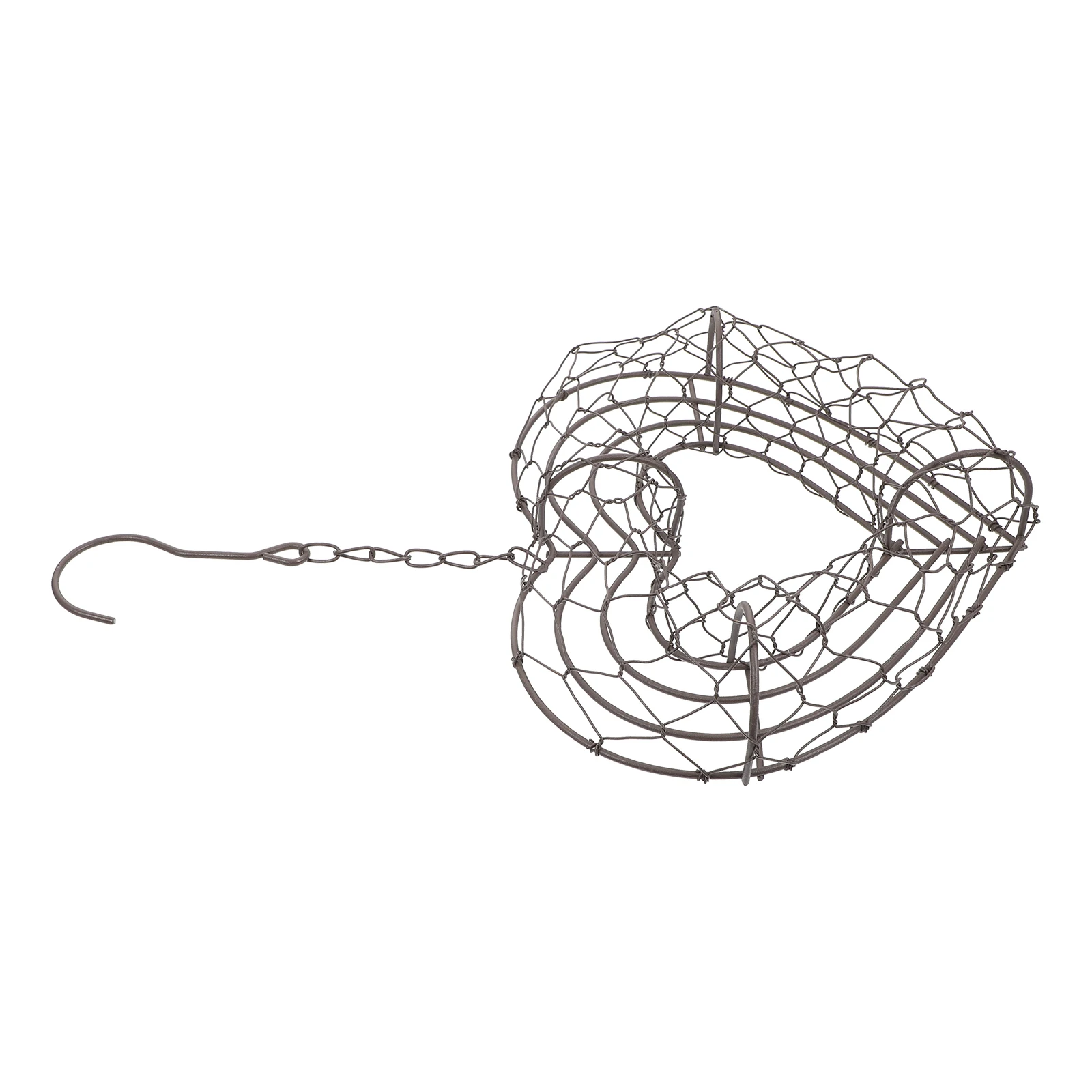 

Heart Shaped Succulent Wreath Iron Frame Hanging Plant Indoor Planter Hanger Wall Flowerpot Green Home Bar Office Studio Market