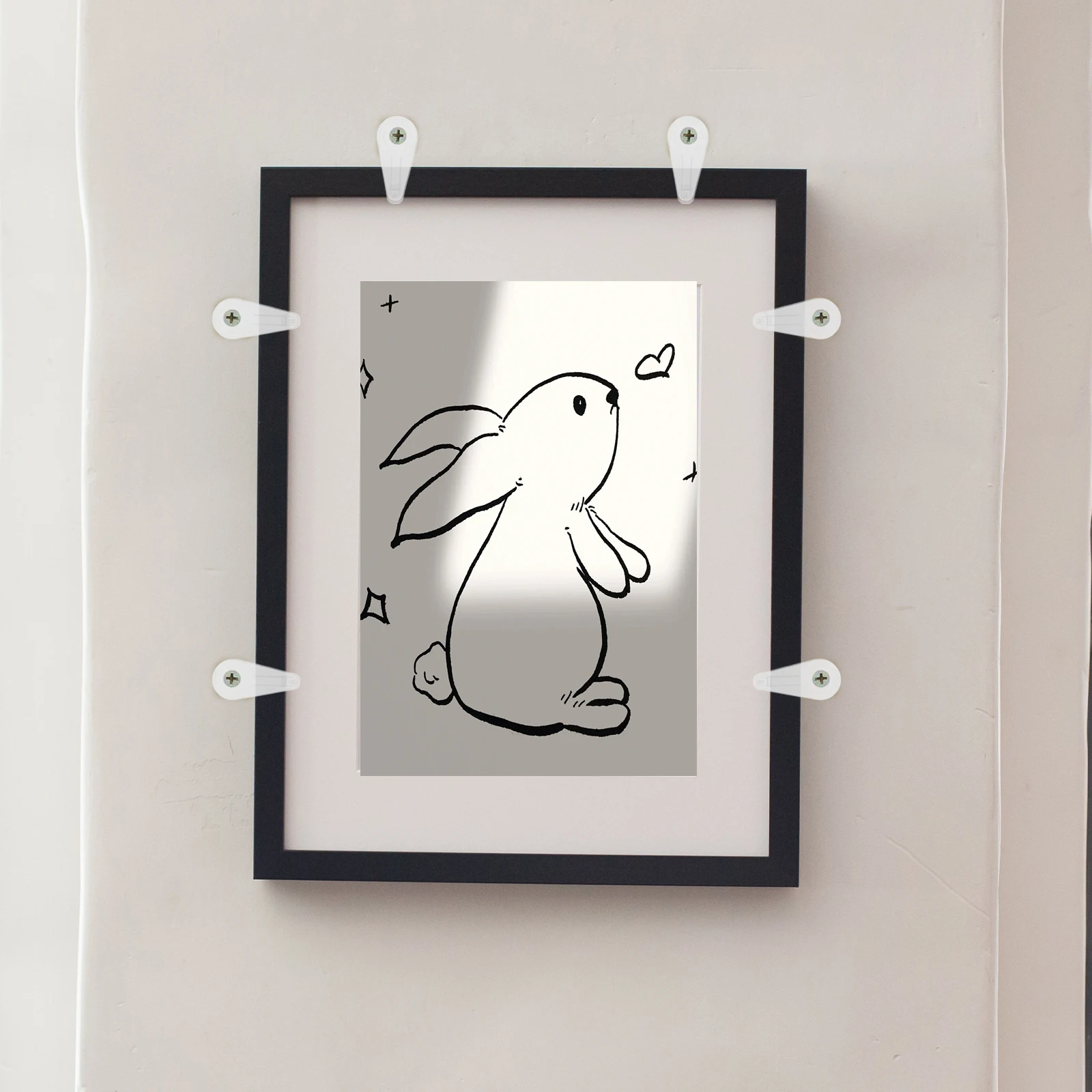 

30pcs Glass Wardrobe Fixing Clips Sturdy Retainer Clamps Secure Hold Easy Installation Screws Included Transparent Plastic