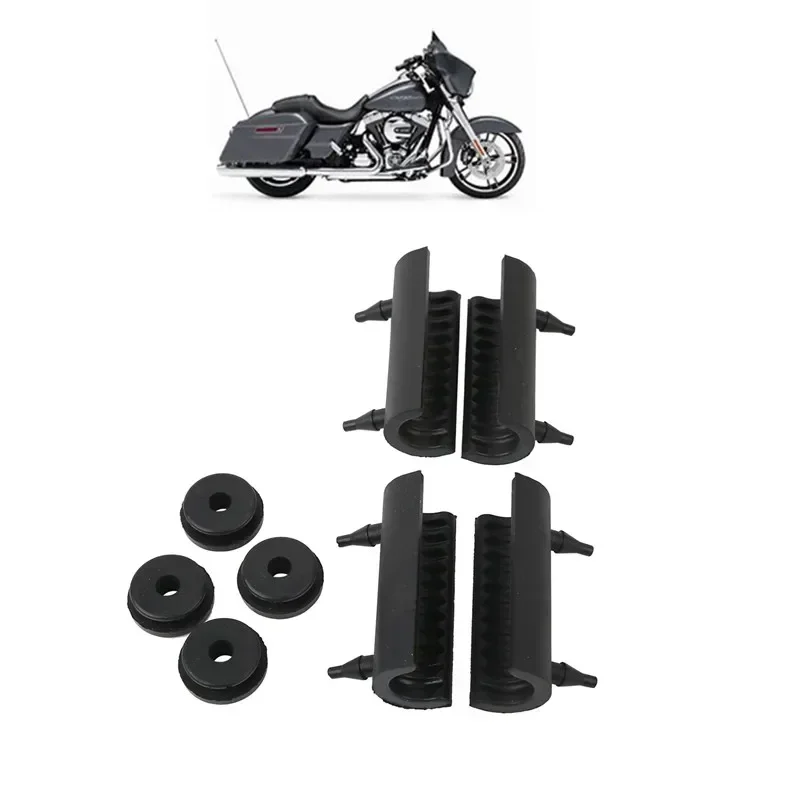 For Rubber Grommet Support Cushion Saddlebag For Harley Touring 2014-2023 Street Glide Road King Ultra Classic Limited Custom