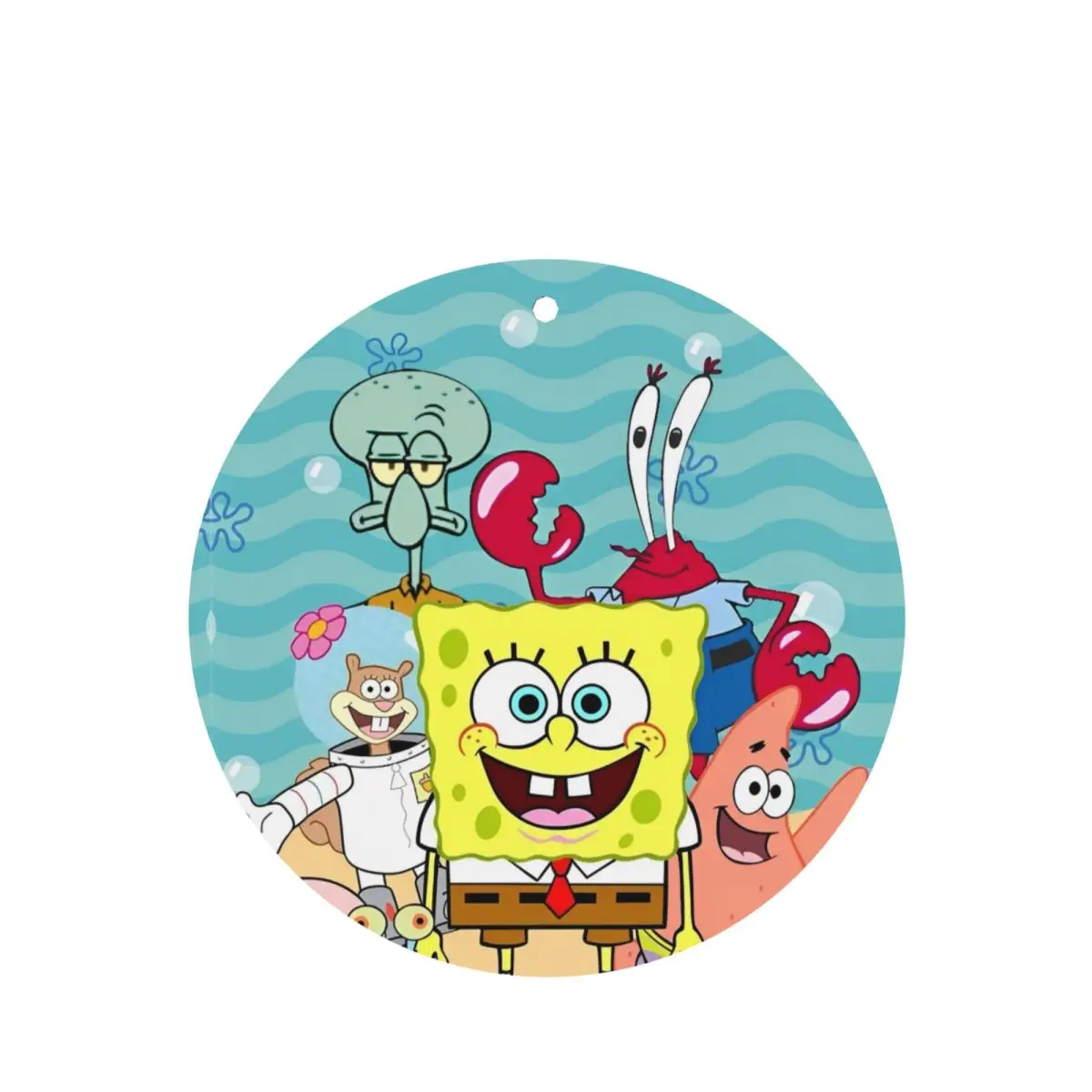 2pcs SpongeBobed Kids Cartoon  Air Freshener for Car with Lavender Fragrances Hanging Ornaments for Wardrobe Car Decor