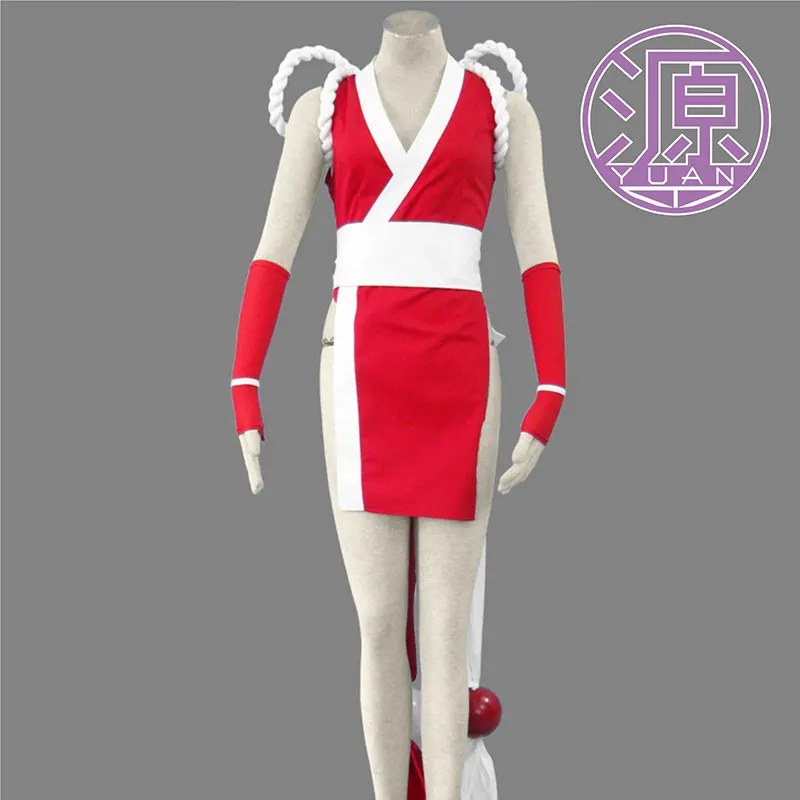 Аниме Mai Shiranui 1-го поколения костюмы для косплея женские красные платья боевая форма Хэллоуин карнавальный костюм для вечеринки