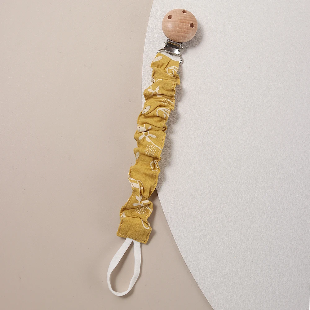 Fabric Pacifier Clip, Stylish & Soft Pacifier Holder
