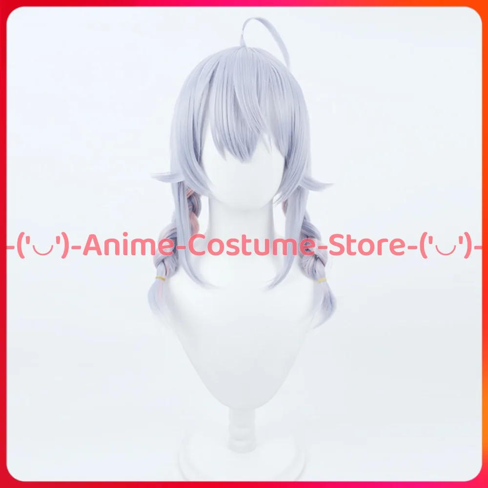 VTuber Kaguya Nana Dog Mom Cosplay Wig New Model Twin Braid Anime Character Halloween Carnival Party Costume Wigs Synthetic Hair
