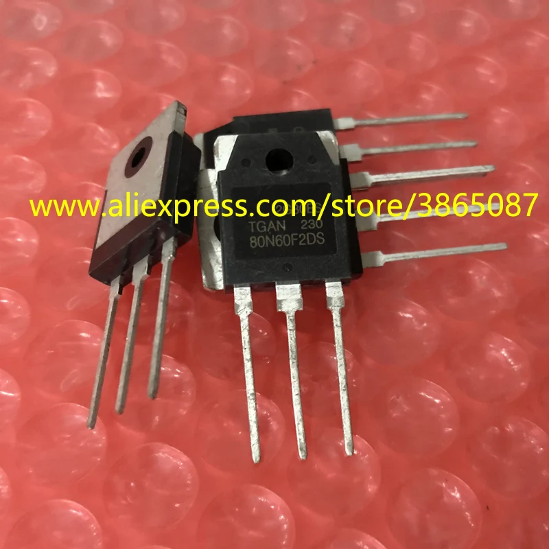 الترانزستور IGBT السلطة ، TGAN80N60F2DS ، 80N60F2DS ، TO-3P ، جديد ، الأصلي ، 10 قطعة لكل مجموعة