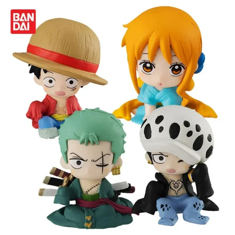 One Piece Anime Figur Gasha Nami Monkey D. Ruffy Roronoa Zoro Trafalgar D. Water Law Spielzeug Kawaii PVC Modell Puppe Ornamente Geschenk
