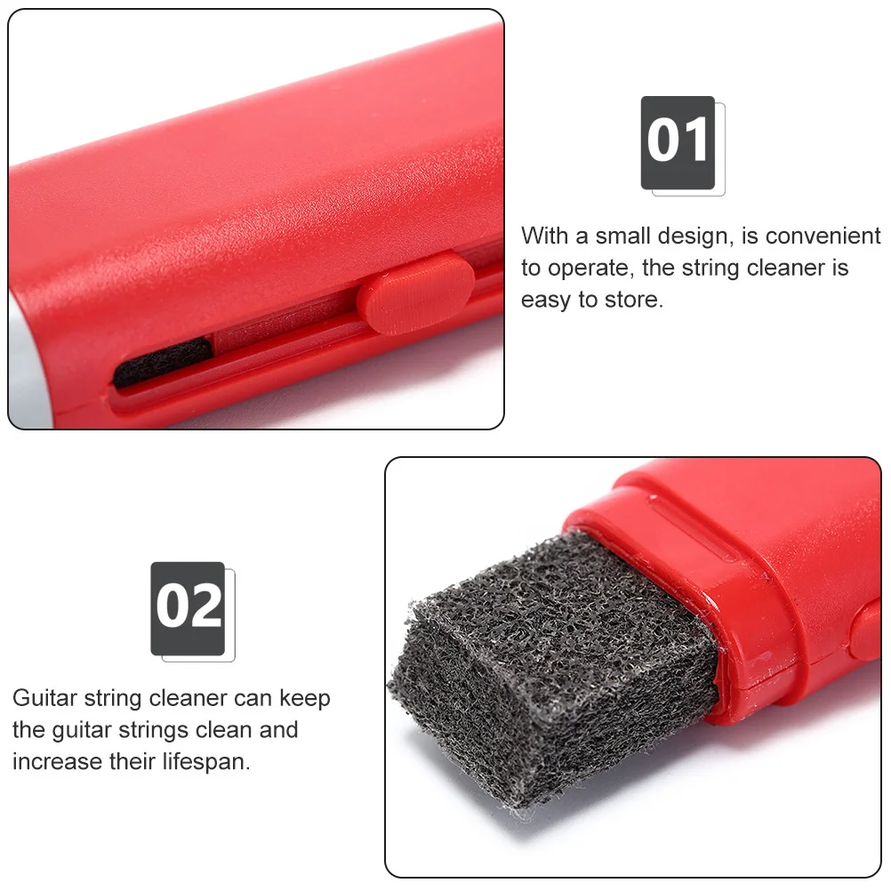 

Guitar String Cleaner String Lubricant Stick Compact Portable Guitar Bass Acoustic Electric Maintenance Cleaning Tool