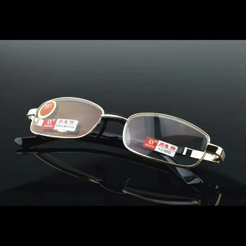Gafas De Lectura natural crystal With Box Gold Antireflection Men Women Reading Glasses +1 +1.5 +2 +2.5 +3 +3.5 +4