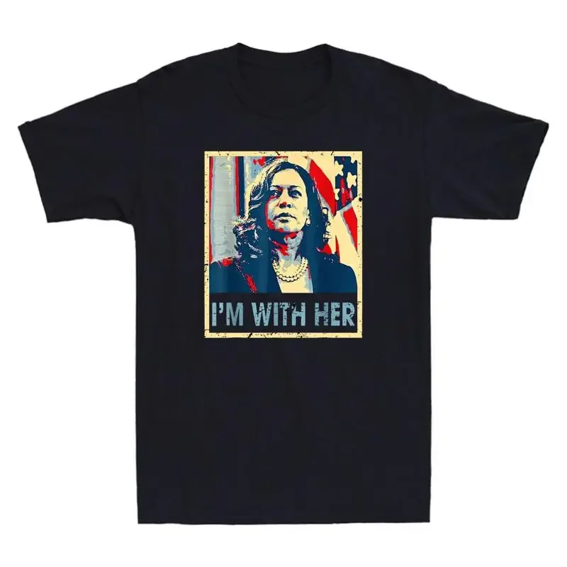I'M With Her Kamala Harris For The President 2024 Funny Political Men'S T Shirt