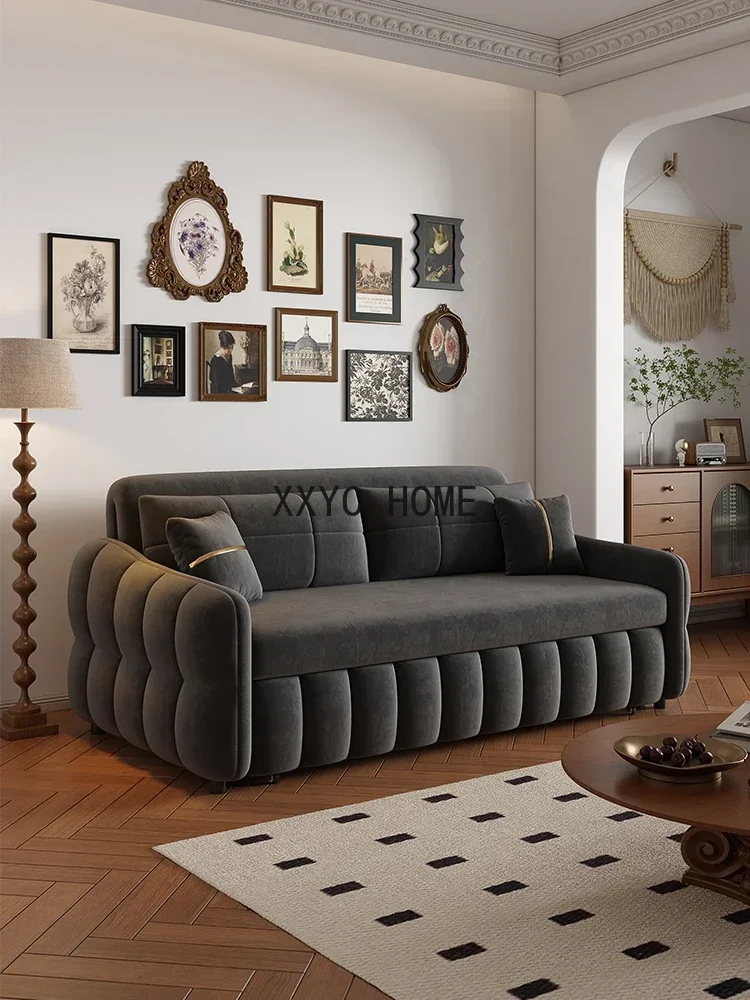 

Умный электрический диван-кровать, тканевый одноместный складной многофункциональный двойного назначения