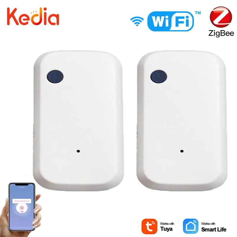 Tuya WiFi Zigbee Smart Brightness Sensor Linkage Control Smart Home Illumination Sensor Light Sensor Support tuya Smart Life app