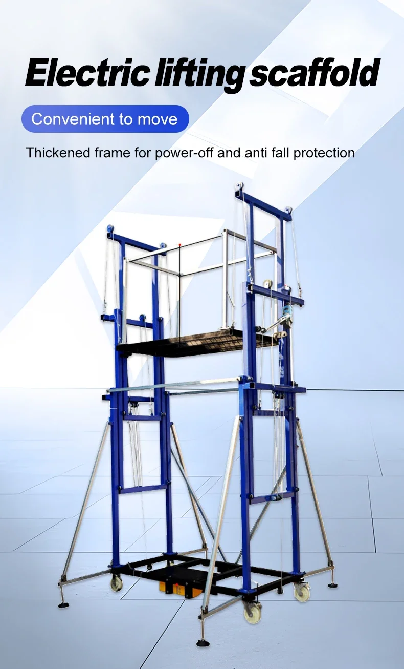Electric scaffolding indoor and outdoor decoration electric scaffolding lift
