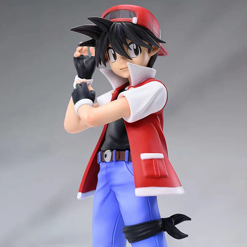 9 см Pokemen Red THE ORIGIN Аниме Фигурка Ash Ketchum Фигурки Коллекция ПВХ Статуя Коллекция Модель Настольный Декор Игрушки Подарок