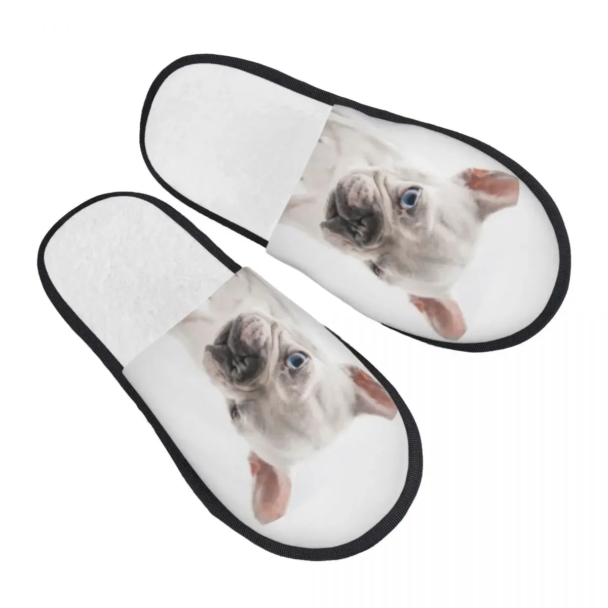 Adorable French Bulldog Dog Slipper For Women Men Fluffy Winter Warm Slippers Indoor Slippers