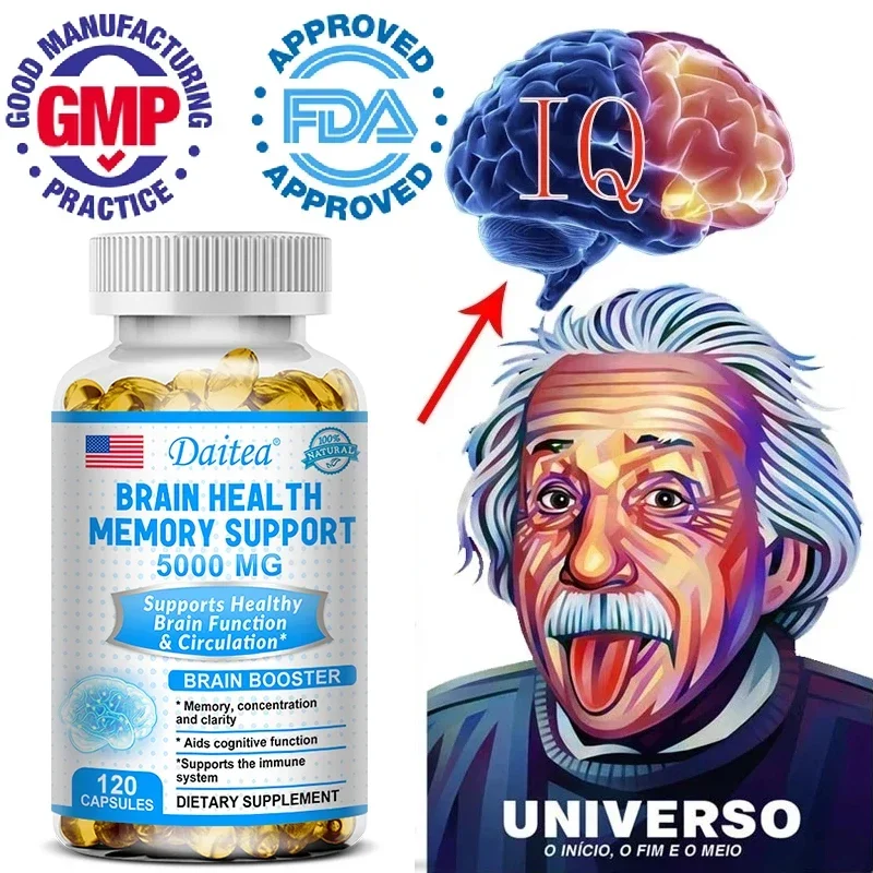 Brain Nootropics - Improves Memory and Focus, Benefits The Nervous System, Replenishes Energy and IQ Health