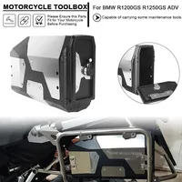 Caja de herramientas de aluminio para motocicleta R1200GS R1250GS, caja de herramientas impermeable del lado izquierdo para BMW F750GS F850GS GS R1250 R1200GSA para TRK502X