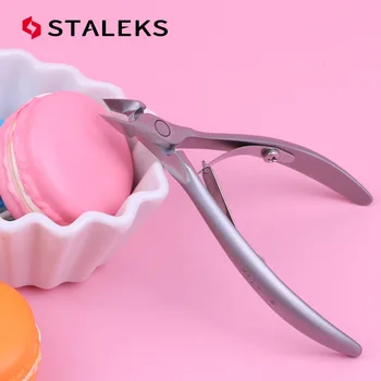 Staleks 4Mm สแตนเลสสตีล Toenail Cuticle Nipper ความแม่นยำสูง Dead Skin Scissor เล็บกรรไกรเล็บเครื่องมือ NS-31-4
