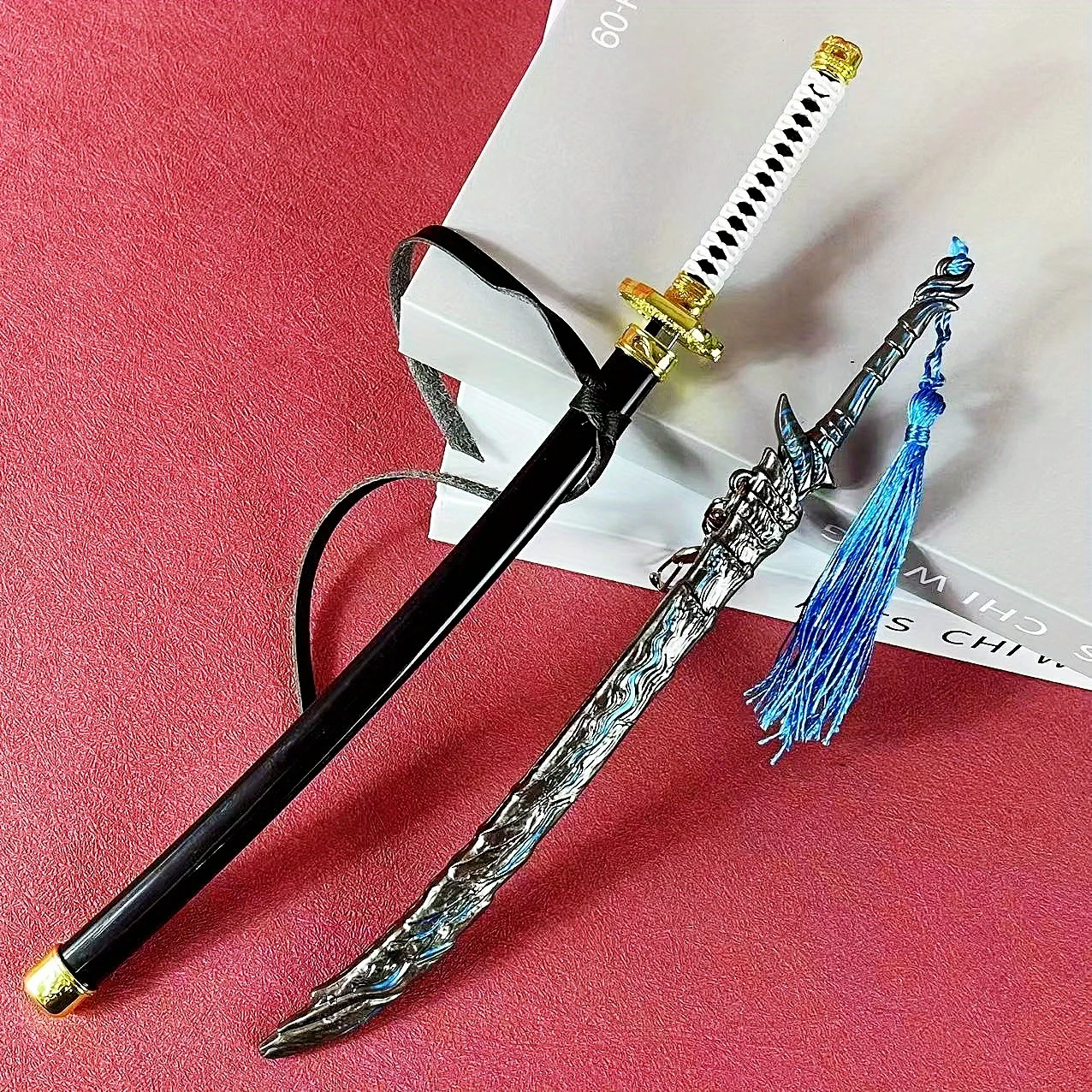 10inch Metal Vergil Yamato Katana Anime Devil May Cry 5 Sword Iron Ninja Knife Yamato Real Japanese Katana Samurai Sabre Toy