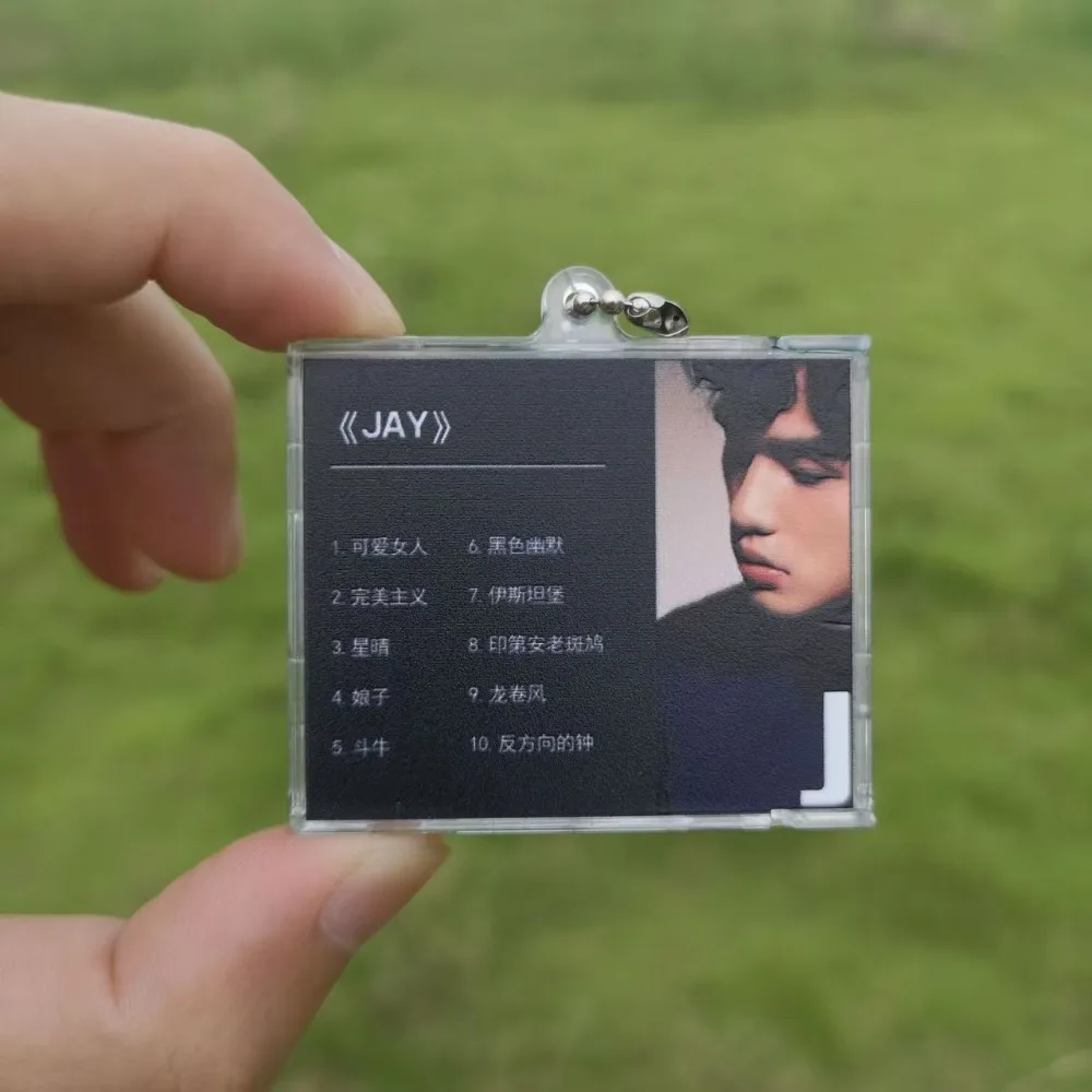 Jay Chou & Taylor Swift Mini NFC CD Keychains Designed for fans, made of acrylic, support touch-to-play music, free shipping. view 6