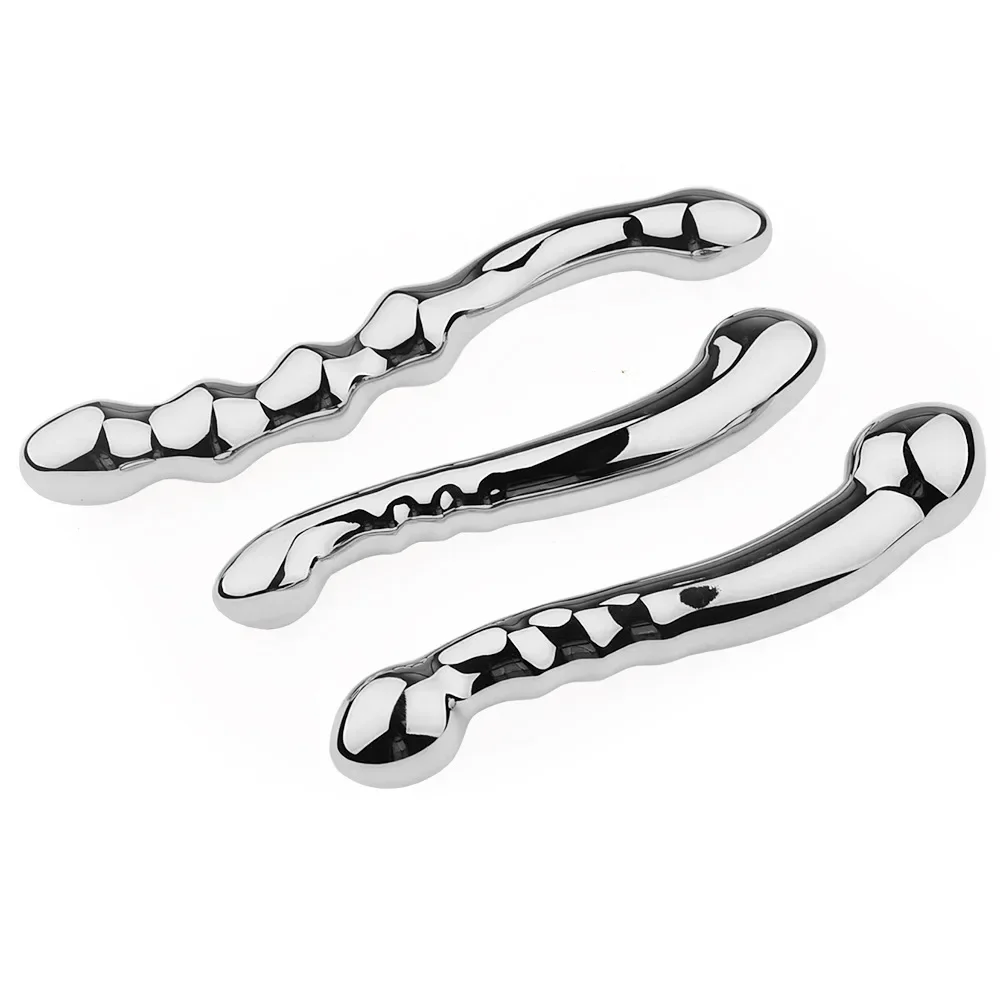 Anal Plug Metal Stainless Steel Prostate Massager Masturbation Adult Sex Toys