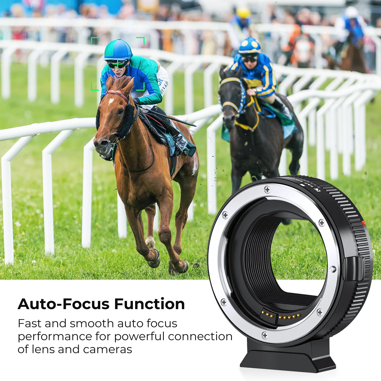 K&F Concept EOS-EOS R II 2 Auto Focus for Canon EF EF-S Mount to Canon EOS R RF RP R1 R3 R5 R6 Lens Adapter