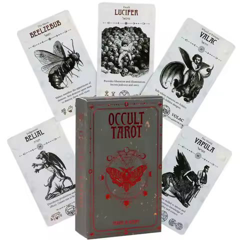 Hot Selling Occult Tarot Oracle Leisure Entertainment Card Family Gathering Divination Deck Tarot Board Playing Card Game