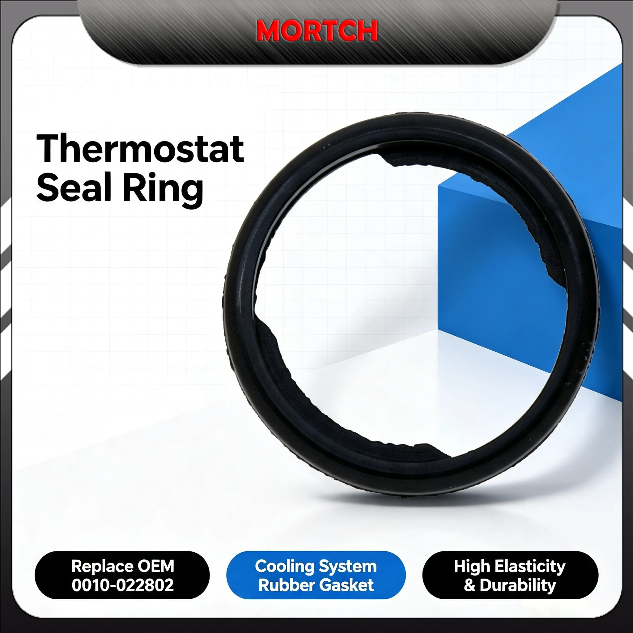 Thermostat Seal Ring OEM 0010‑022802 For CFMoto 400‑1000cc ATV UTV SSV Engine Cooling Rubber Gasket