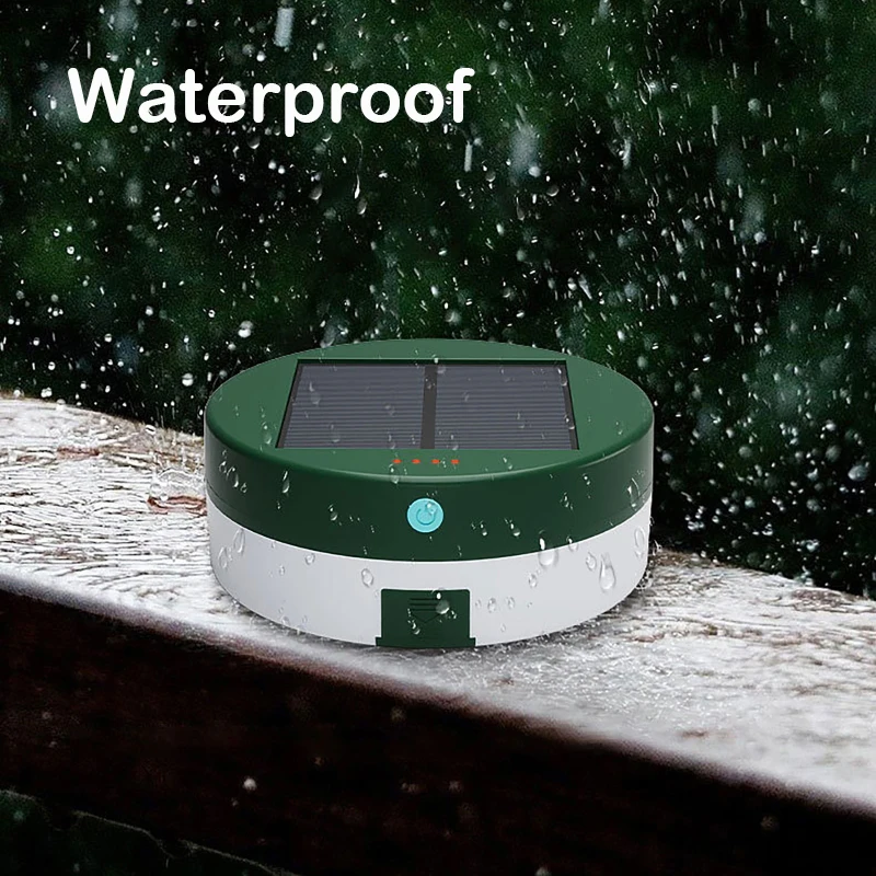 5m 33LEDs Solar String Light RGB Camping Light Outdoor Waterproof Emergency Charging Tent Atmosphere Light String  Garden Decor