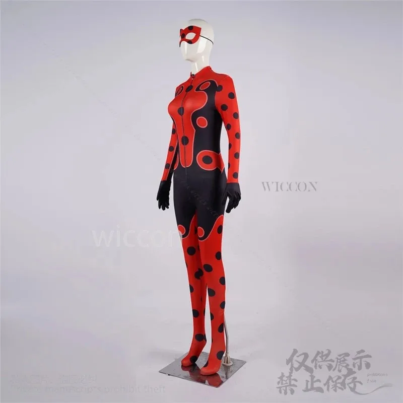 

asdh8@Anime Girls Lady S6 Cosplay Hero Costume 3D Printed Spandex Bodysuits Black Red Zentai Jumpsuit Wigs Mask Halloween Custo
