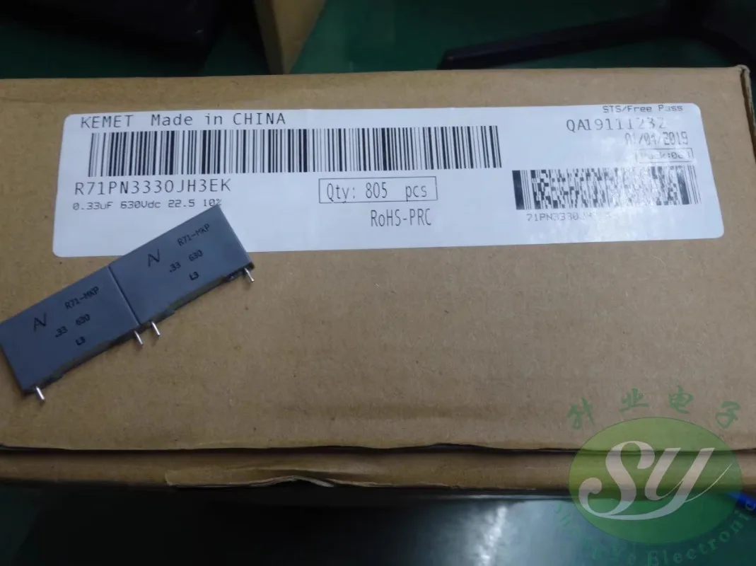 

10PCS AV R71 0.33uf/630V 330nf u33 334 New film capacitor 22MM