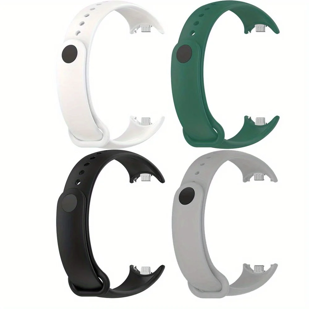 Sport Strap For Xiaomi Mi band 8-9 NFC Belt Replacement miband8 silicone Bracelet smart band 8 waterproof Watchbands Accessories