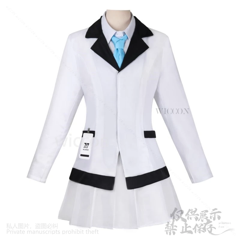 Ushio Noa تأثيري أنيمي لعبة الأرشيف الأزرق زي JK زي مدرسي فستان بحار لوليتا شعر مستعار للفتيات امرأة هالوين مخصصة