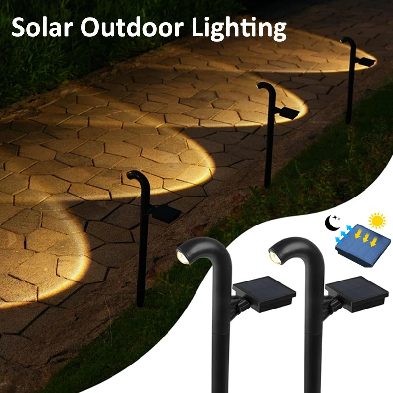 

1-4 шт. солнечный светодиодный светильник, супер яркий прожектор, уличный IP55, водонепроницаемые лампы для газона, светильник для садовой дорожки, декоративное освещение