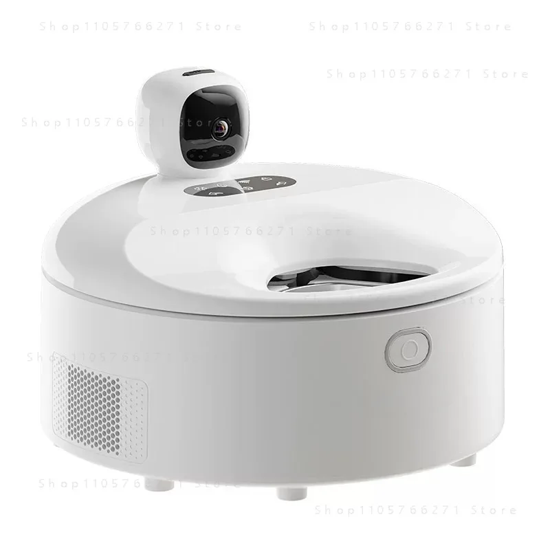 Custom Smart 5 Meals Pet Wet Food Feeder WIFI APP Control Camera Cat Wet Food Dispenser Anti-jamming Automatic Dog Cat Feeder