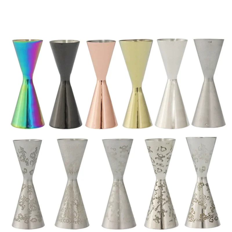

Japanese Style Measuring Cup Tools Bar Measure Cocktail Jigger Bar Tools Bar Accessories Silver/Copper/Gold Barware