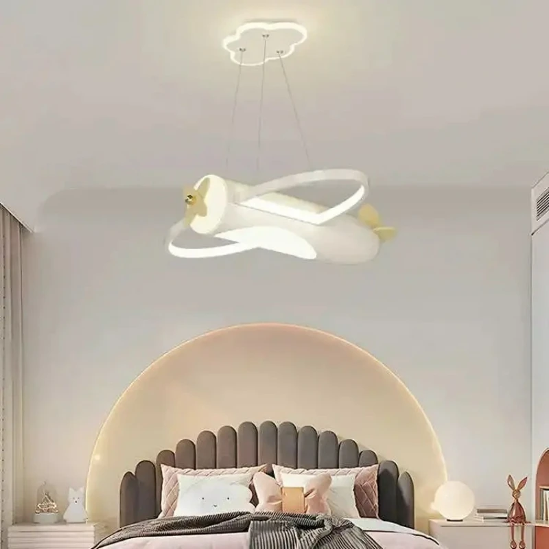 Bedroom Cartoon Airplane Light Children's Room Ceiling Light Creative Children's Living Room LED Ceiling Lamp For Boys And Girls