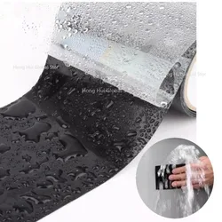 Cinta impermeable súper fuerte para tuberías, Parche de agujeros y grietas, pegatina de butilo, barrera de pegamento fuerte, herramienta de reparación rápida para detener fugas, 150cm