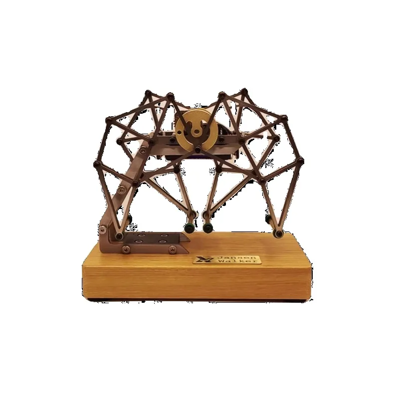 Bewegliches Mini-Gehmodell mit vier Beinen, Metallmaschinen, Popularisierung der Motorwissenschaft, kreative Spielzeugverzierung