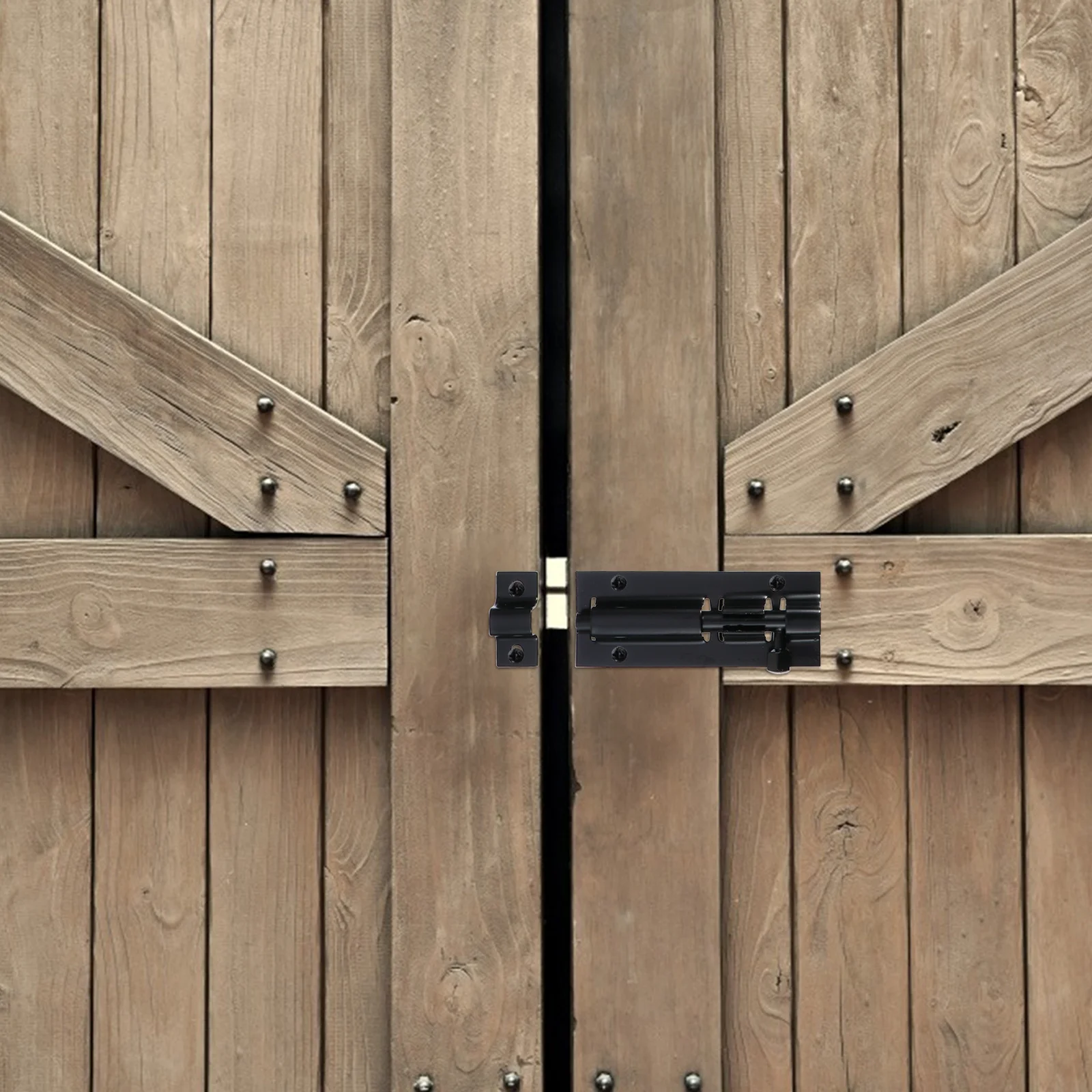 

3Sets Stainless Steel Sliding Bolt Lock Door Latch Security Latches Durable Lock for Bathroom Bedroom Cabinet Security Latch