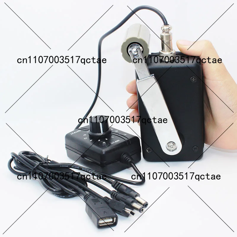 30W/28V Portable Hand Crank Dynamo Phone Charger Military Grade Outdoor Emergency Generator for Mobile Phones And Computers