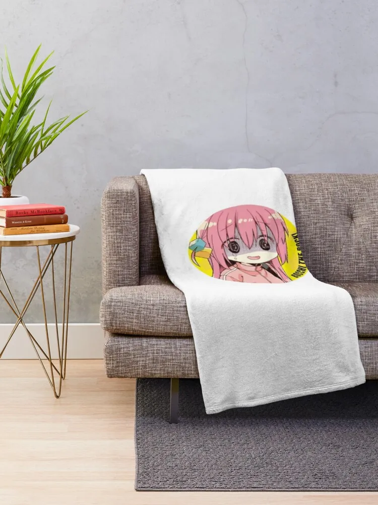 Bocchi the rock Throw Blanket Large heavy to sleep Bed linens Blankets