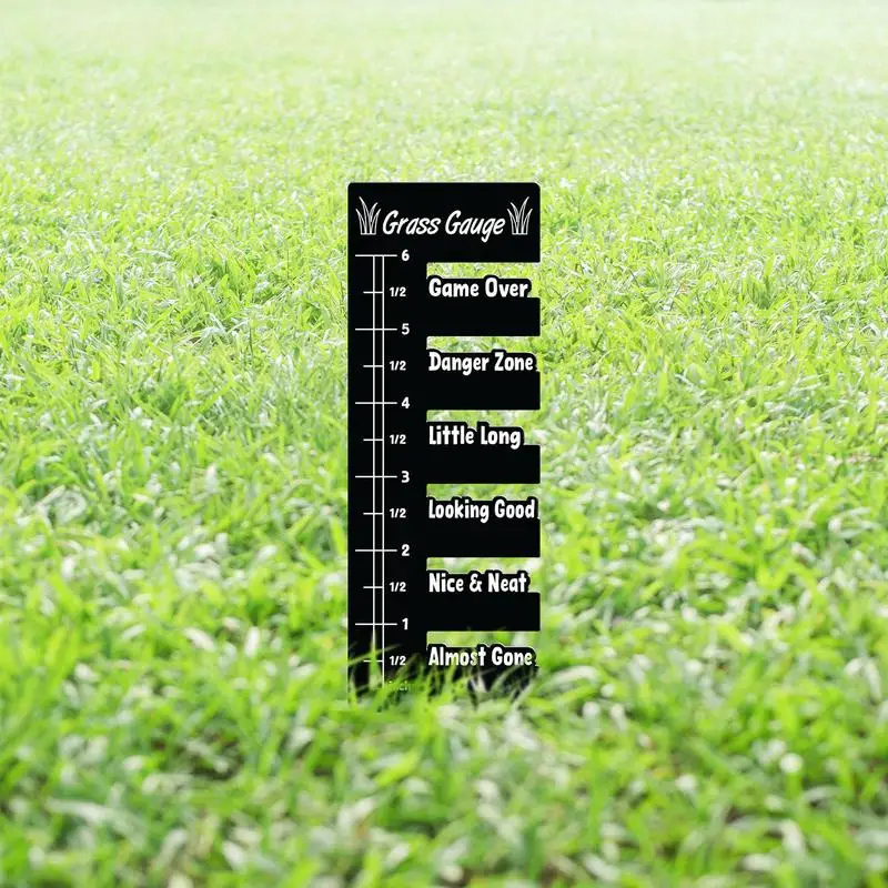 Grass Height Measuring Tool Lawn Height Measurement Gardening Grass Yard Lawn Ruler Precision Gauge Stainless Steel Measuring