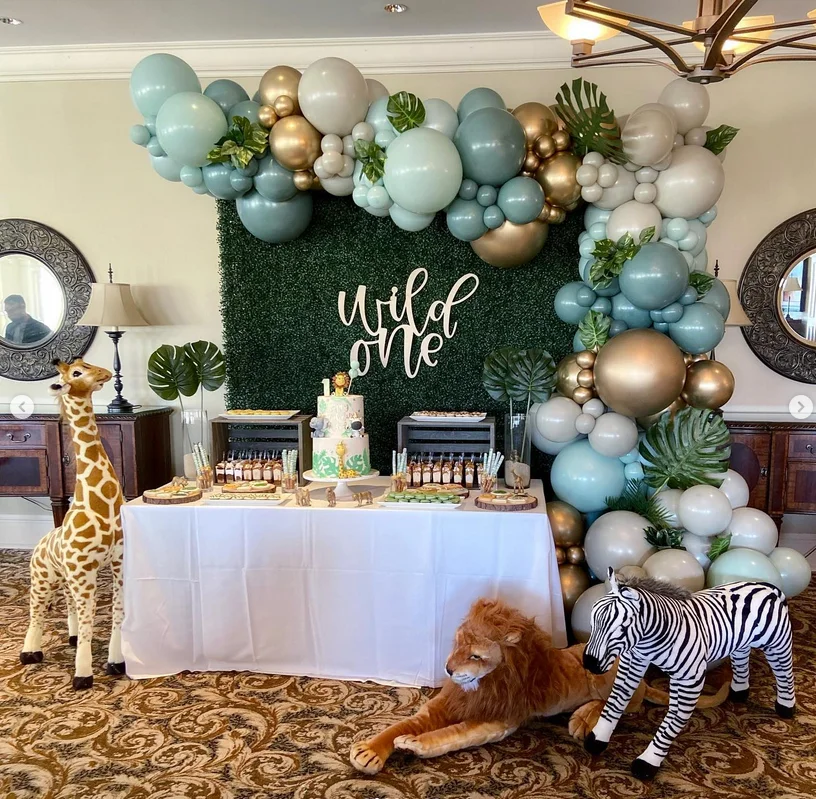 Boho Grüne Luftballons Mattgrüne Geburtstagsballons 5/10/12/18 Zoll DIY Ballongirlande Bogen für Geburtstag St. Patricks Day Dekor – Detail 35