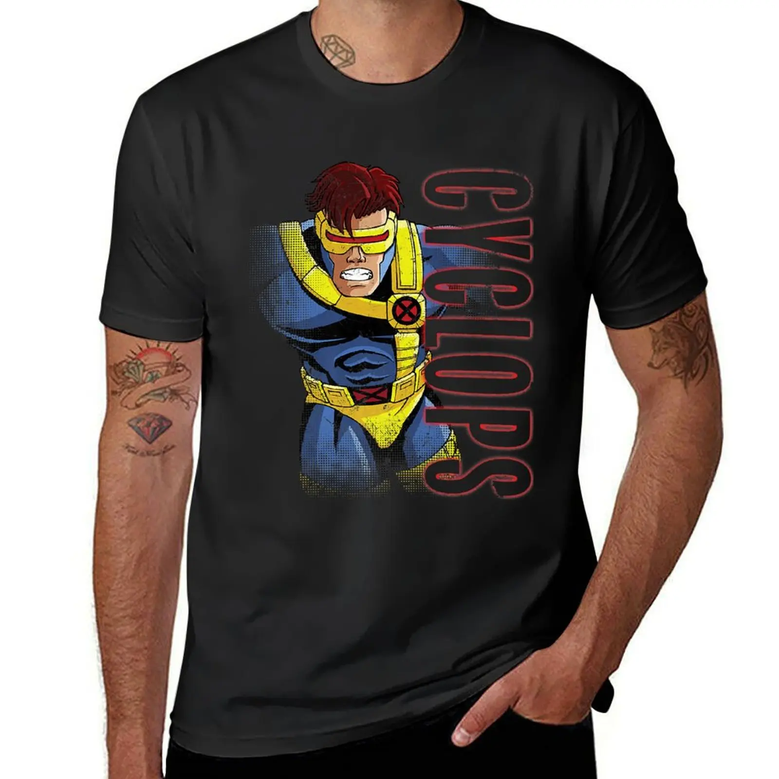 X Cyclops 90s T-Shirt quick-drying oversized mens t shirts